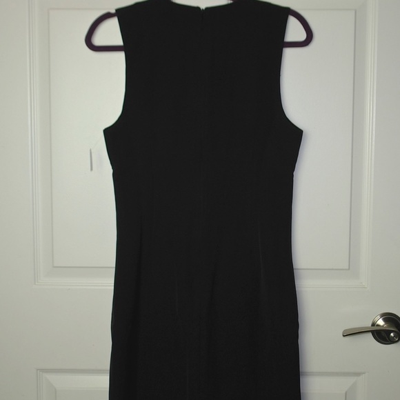 SOLD NWT NBD Phineas Black Sleevless Rhinestone Front Plunge Neck Mini Dress Med - Picture 7 of 11
